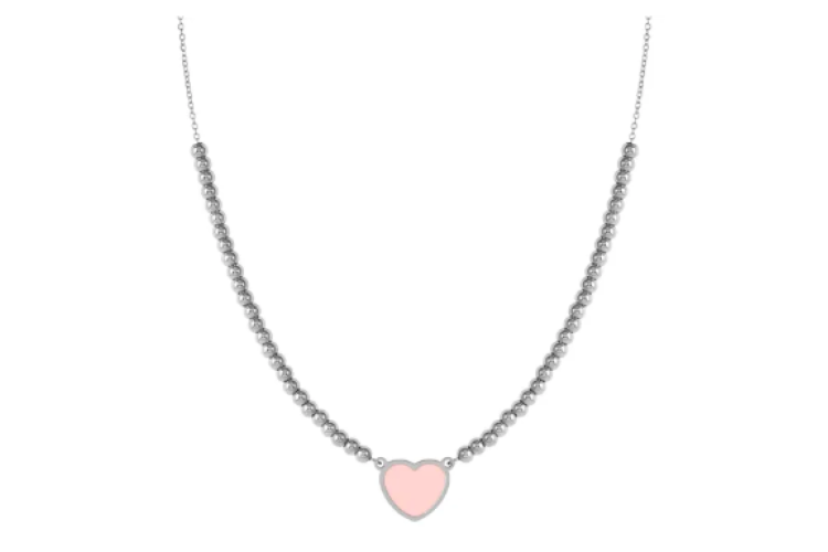 Emosfere Necklace with Pink Heart
