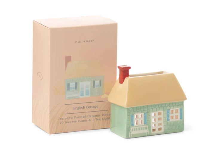 English Cottage Style Tea Light & Incense Holder 