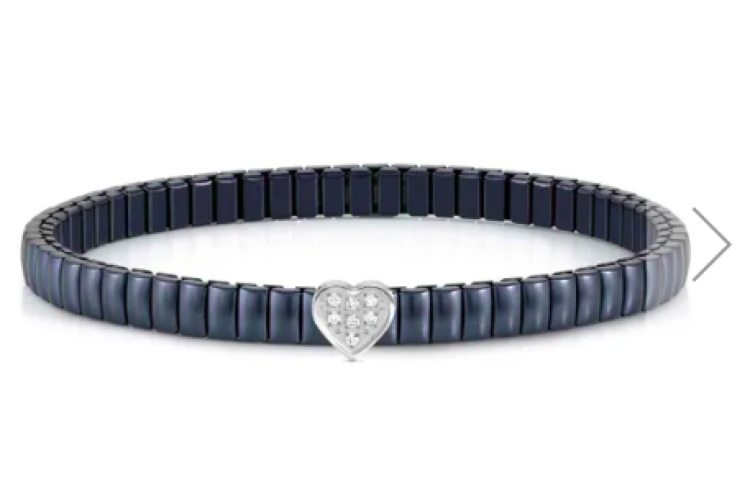 Extension Blue Heart Bracelet