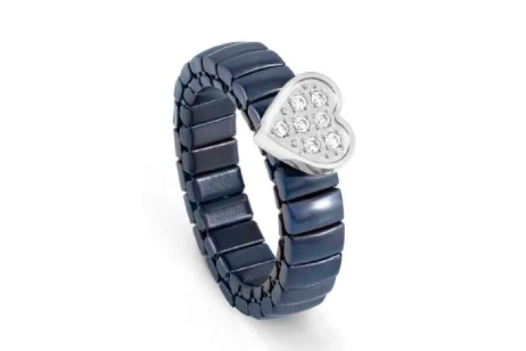 Extension Blue Heart Ring 