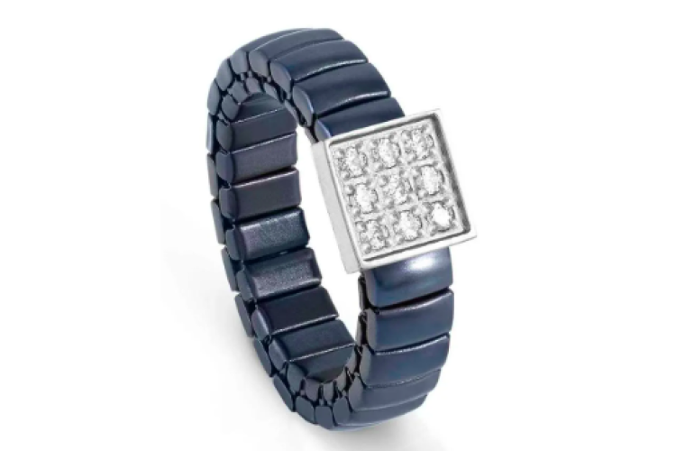 Extension Blue Square Ring 