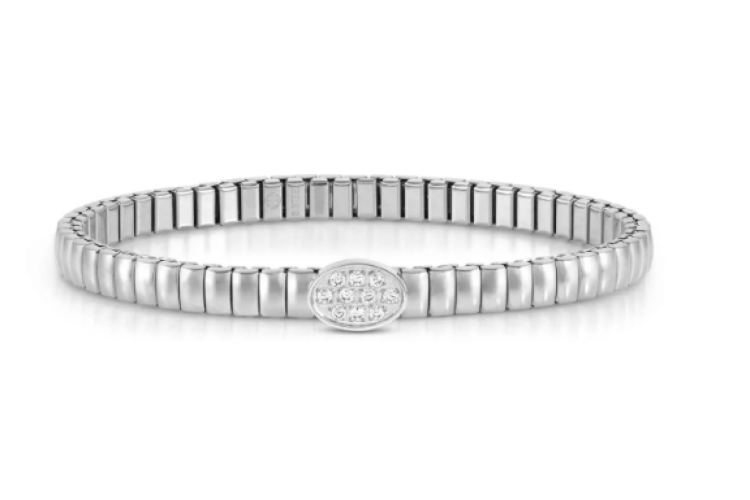 Extension Cubic Zirconia Oval Bracelet