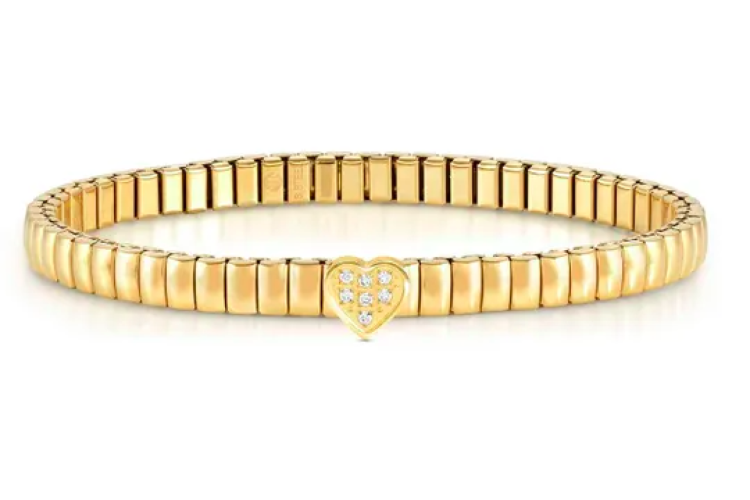 Extension Gold Heart Bracelet