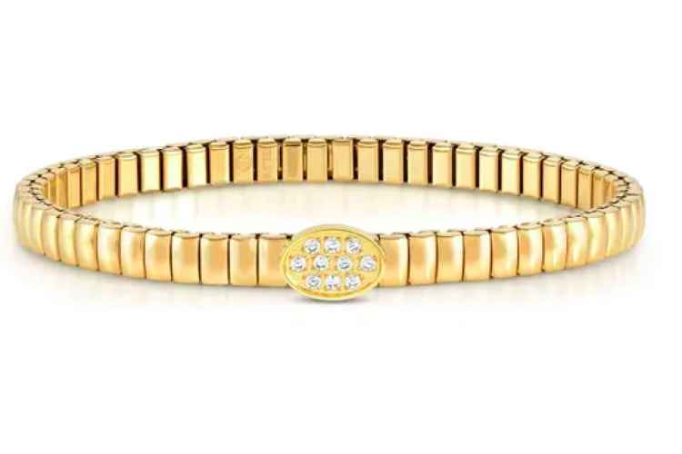 Extension Gold Oval Bracelet
