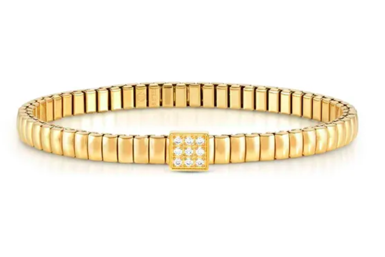 Extension Gold Square Bracelet