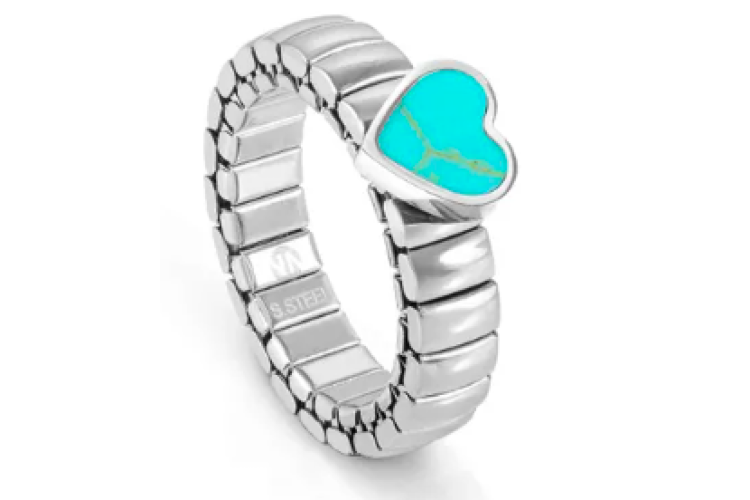 Extension Turquoise Heart Ring 