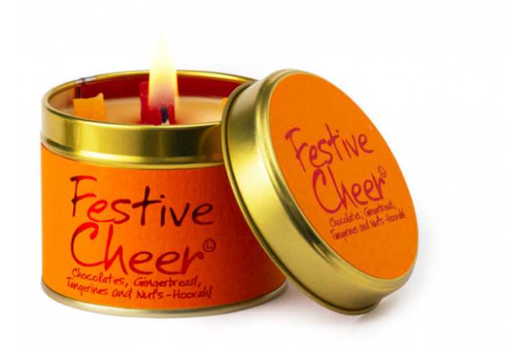 Festive Cheer Scented Candle Tin