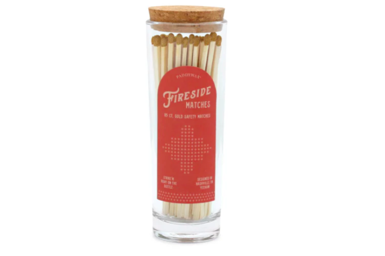 Fireside Tall Safety Matches Red 