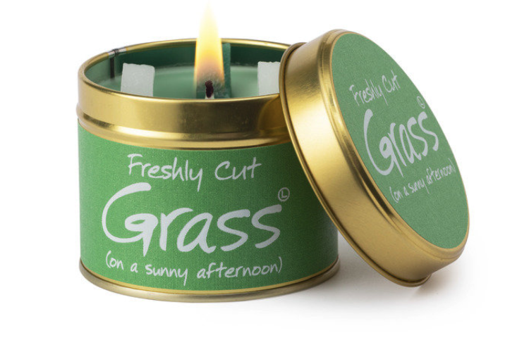 Freshly Cut Grass Scented Candle Tin
