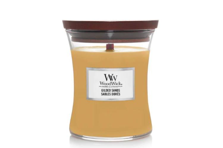 Gilded Sands Medium Hourglass Candle