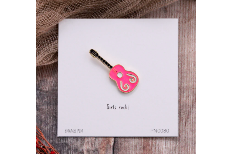 Girls Rock Pin