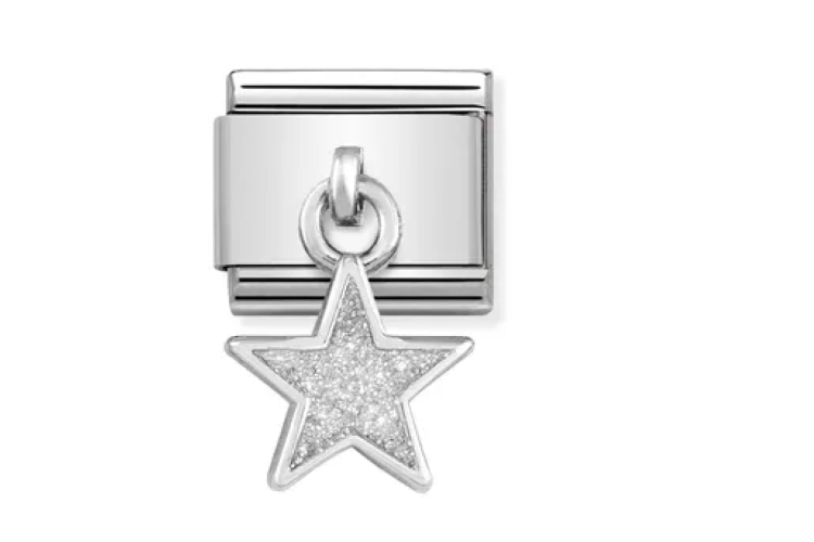 Glitter Star Pendant Link