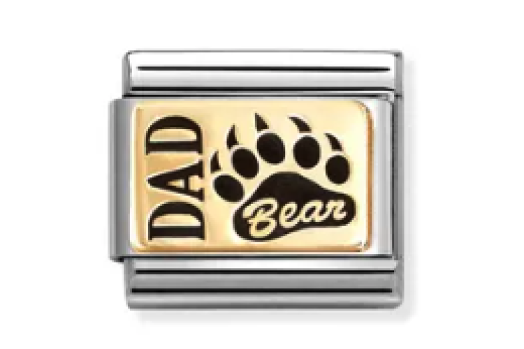 Gold Back Dad Bear Link