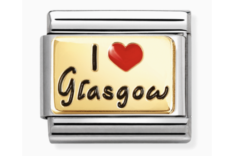 Gold Back I Love Glasgow Link