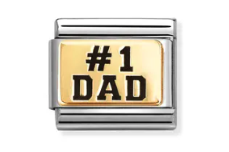 Gold Back Number 1 Dad Link