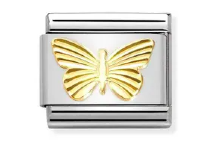 Gold Etched Butterfly 