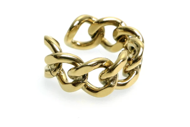 Gold Chain Ring