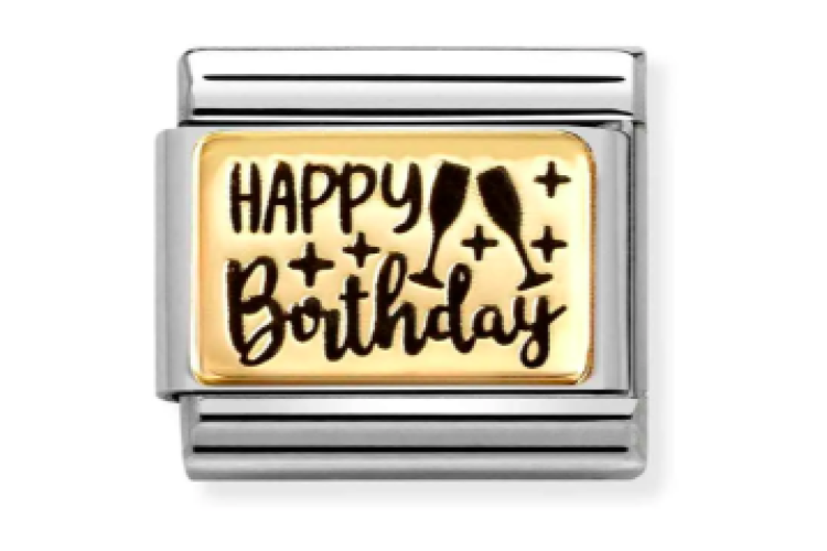 Gold Happy Birthday Link 