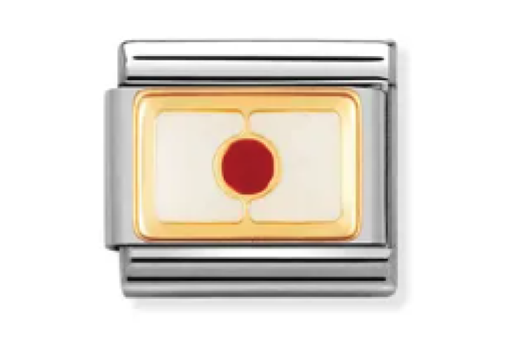 Gold Japan Flag Link