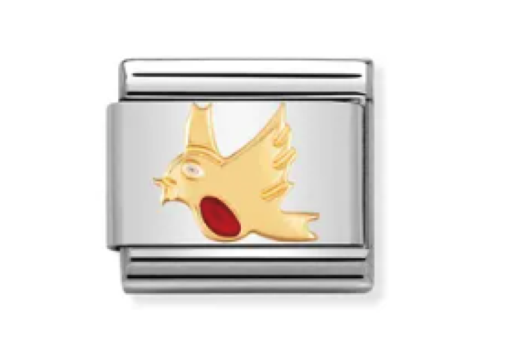 Gold Red Breast Robin Link