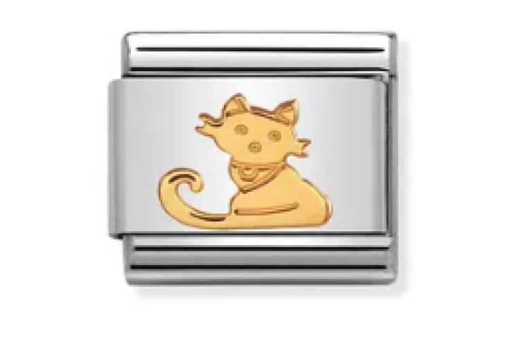 Gold Sitting Cat Link
