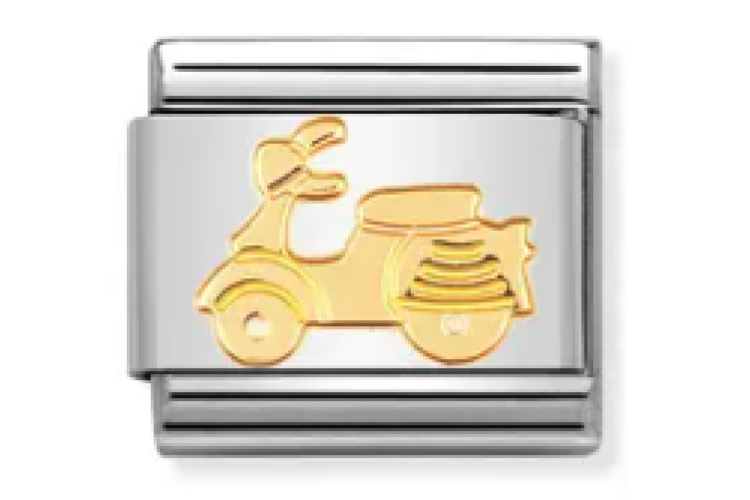 Gold Vespa Scooter Link