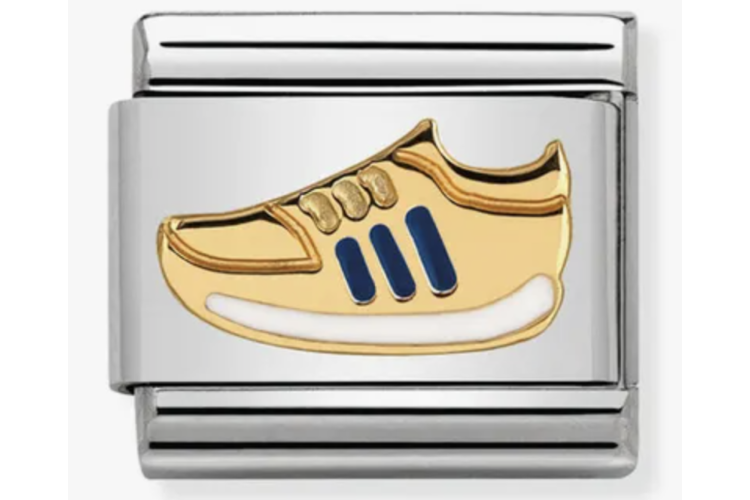 Gold with Blue and White Trainer Link