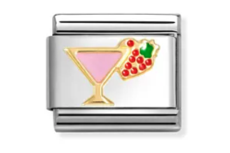 Gold with Pink Cocktail Link