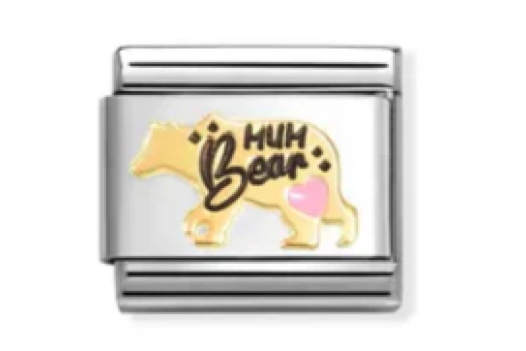 Gold with Pink Mum Bear Link
