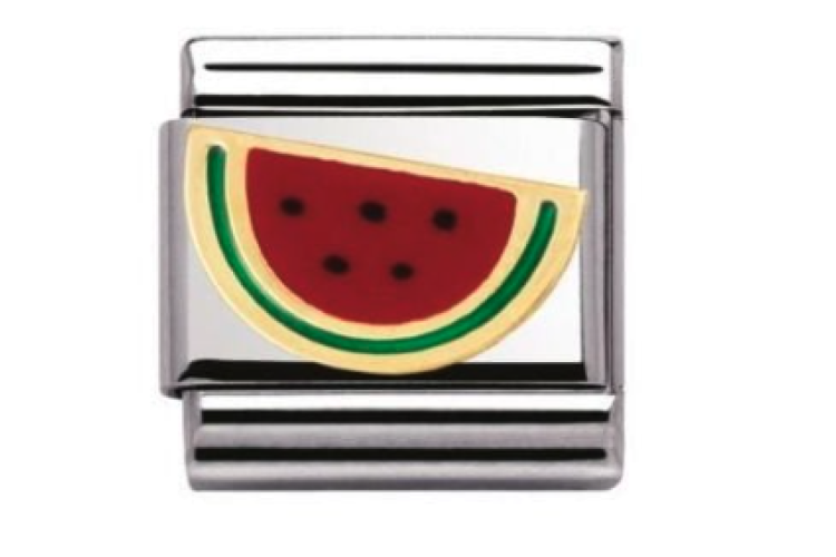 Gold with Red Watermelon Link