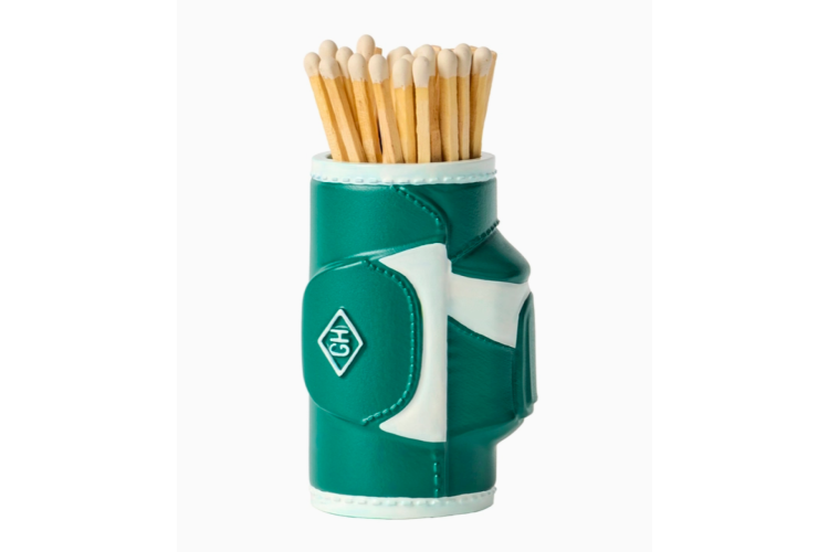 Golf bag match holder 