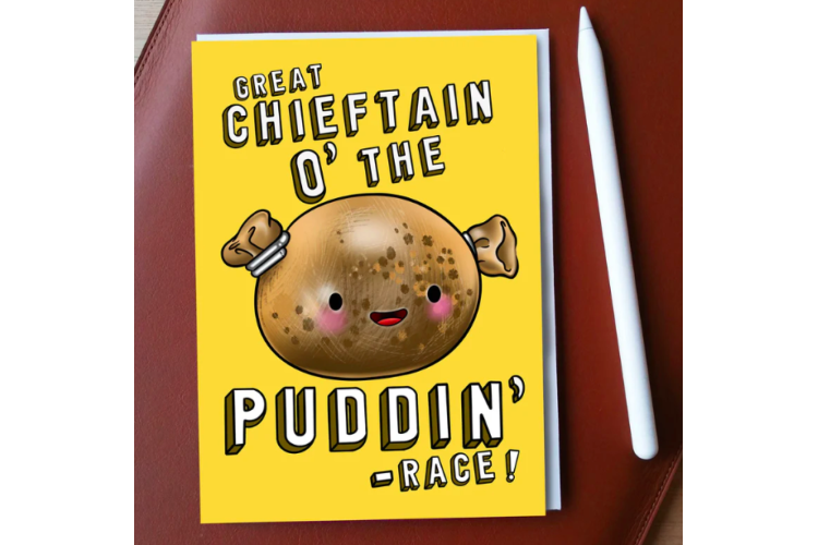 Great Chieftain O' The Puddin Race! Haggis Greeting Card