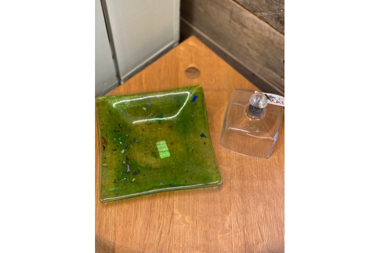 Green Butter Dish