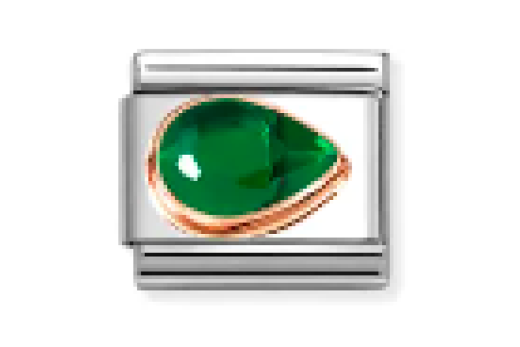 Green Stone Drop Right Link 