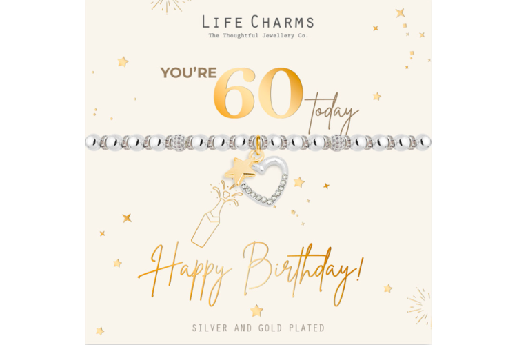 Happy 60th Birthday Bracelet 