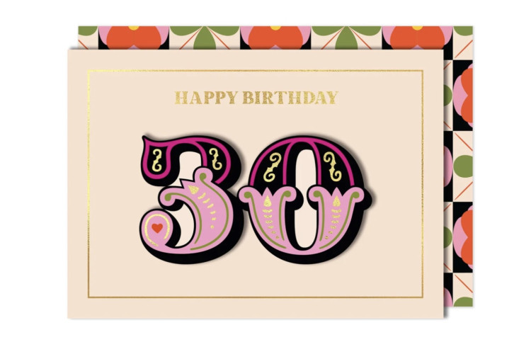 Happy Birthday 30