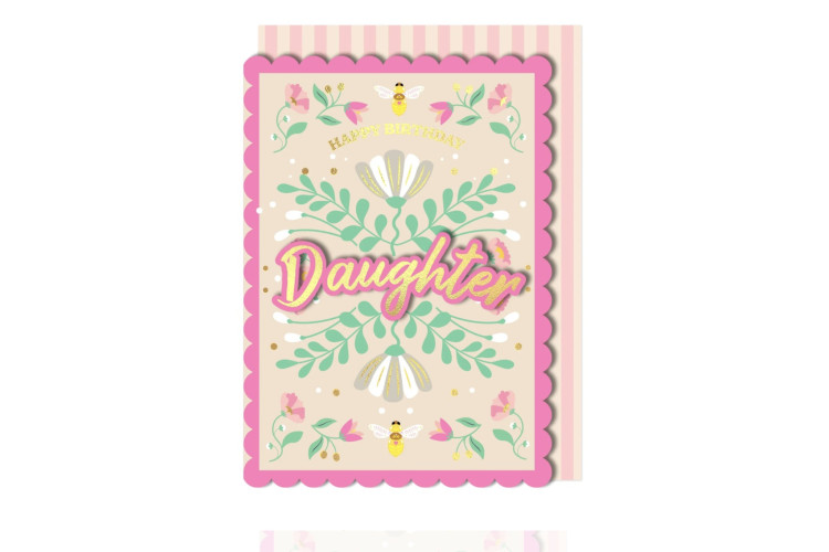Happy Birthday Daughter - Floral