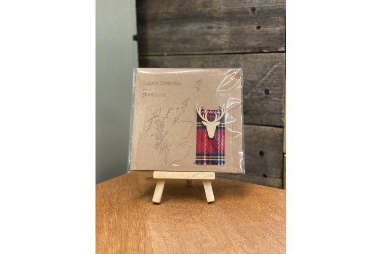 Happy Birthday From Scotland Greeting Card