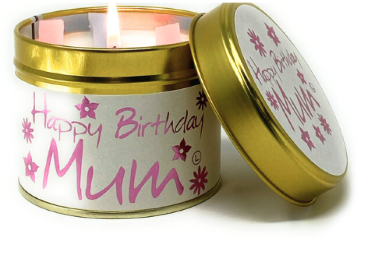 Happy Birthday Mum Scented Candle Tin
