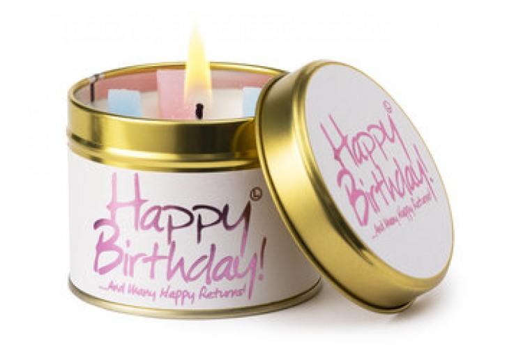 Happy Birthday Scented Candle Tin