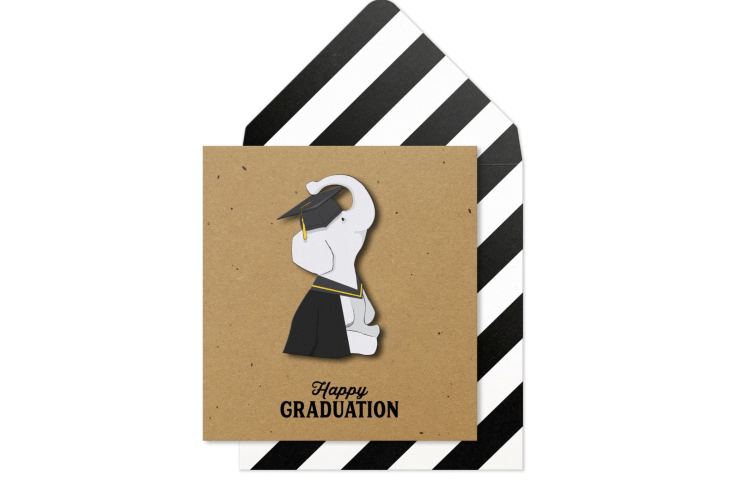 Happy Graduation Elephant Card