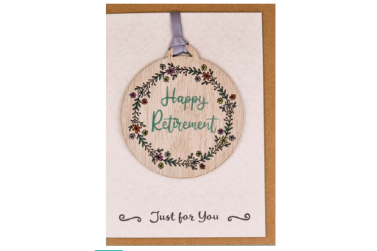 Happy Retirement Card with Gift