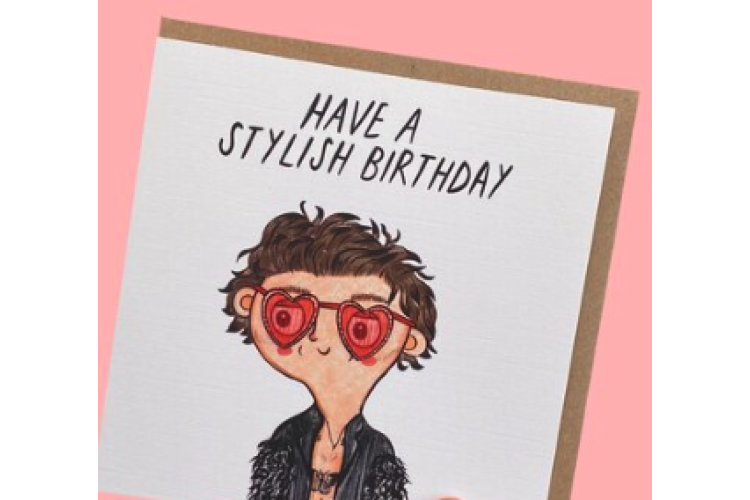 Have a Stylish Birthday (Harry Styles) Card
