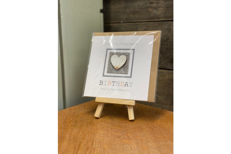 Heart Birthday Greeting Card