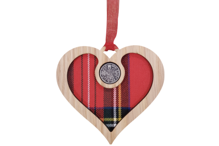 Heart Lucky Sixpence