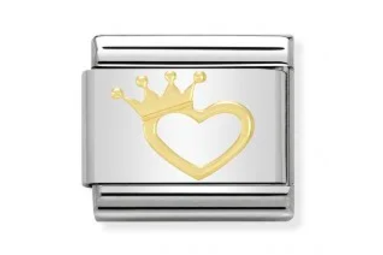 Heart with crown Link