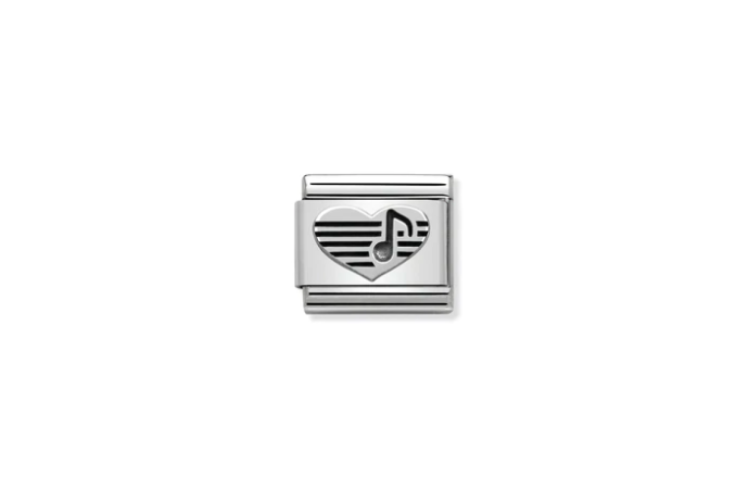 Heart with Musical Note Link