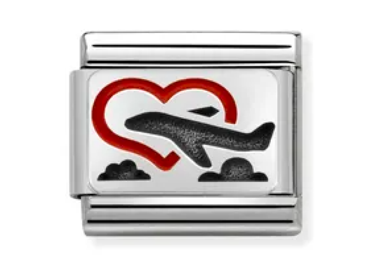 Heart with Plane Link 
