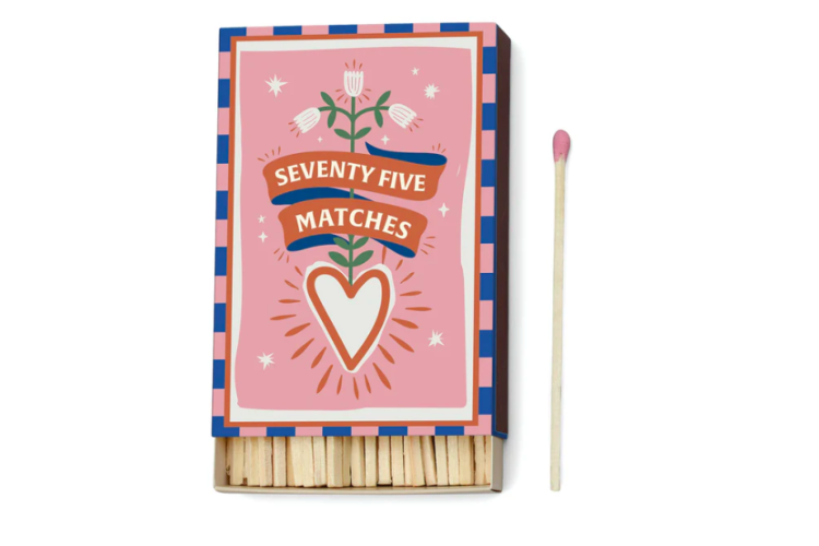 Hearts Pink Matches 