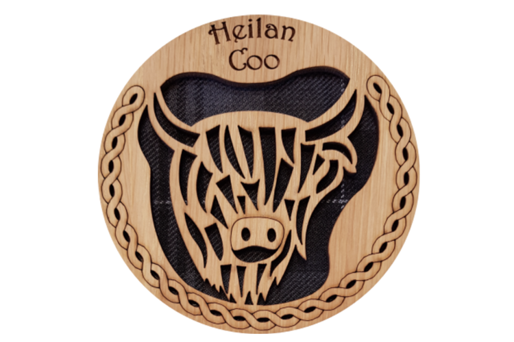Heilan Coo Square Coaster